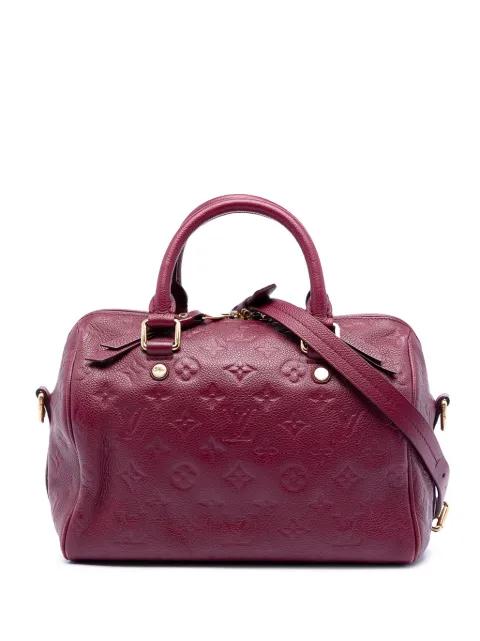 2014 Monogram Empreinte Speedy Bandouliere 25 satchel by LOUIS VUITTON 