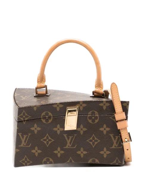 2014 pre-owned Monogram Twisted Box two-way handbag by LOUIS VUITTON 
