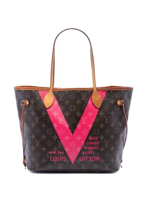 2015 Limited Edition Monogram Grenade V Neverfull MM tote bag by LOUIS VUITTON 