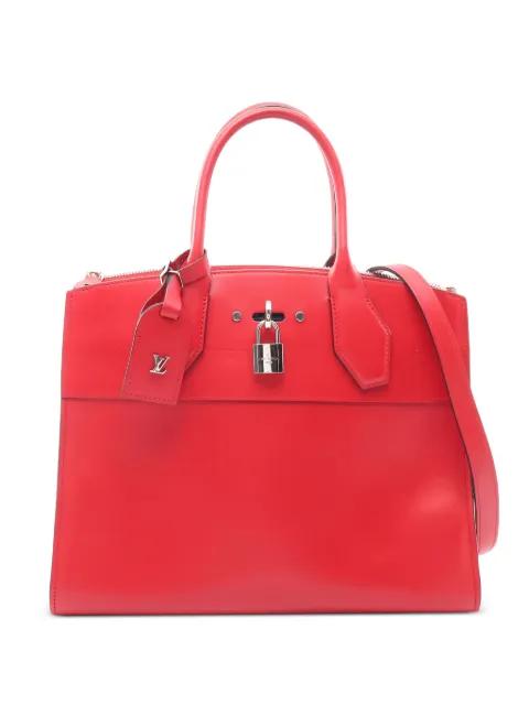 2015 MM City Steamer leather tote bag by LOUIS VUITTON 