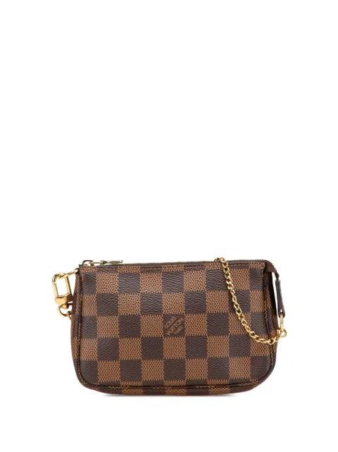 2016 Damier Ebene Mini Pochette Accessoires handbag by LOUIS VUITTON 