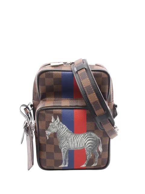 2016 Damier Ebene Savanna Amazon crossbody bag by LOUIS VUITTON 