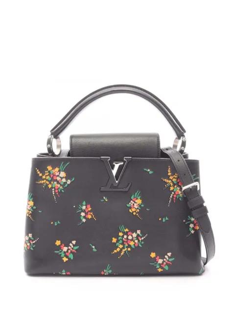 2016 Leather Blossom Capucines PM satchel by LOUIS VUITTON 