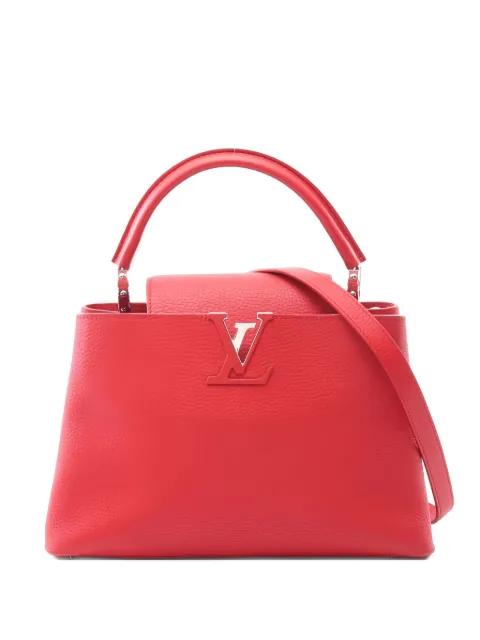 2017 Capucines PM logo-plaque tote bag by LOUIS VUITTON 