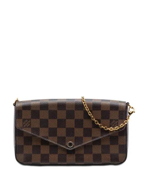 2017 Damier Ebene Pochette Felicie crossbody bag by LOUIS VUITTON 