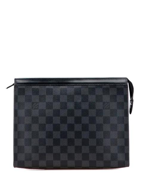 2017 Damier Graphite Pochette Voyage MM clutch bag by LOUIS VUITTON 