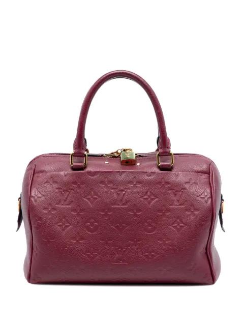 2017 Monogram Empreinte Speedy Bandouliere 25 satchel by LOUIS VUITTON 