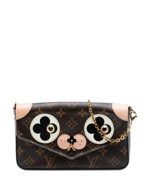 2017 Monogram Pochette Felicie Valentine Dog crossbody bag by LOUIS VUITTON 