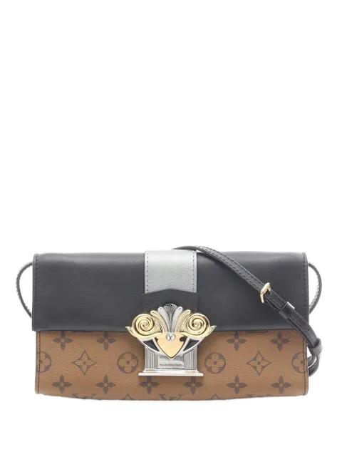 2017 Monogram Reverse Column clutch bag by LOUIS VUITTON 