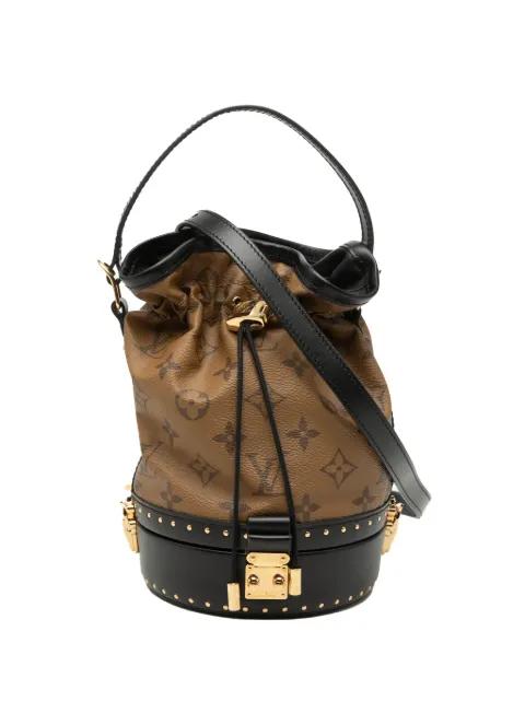 2017 Monogram Reverse Petit Noe Trunk bucket bag by LOUIS VUITTON 