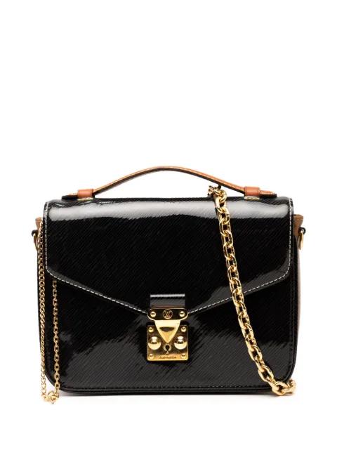 2017 Shiny Epi Leather and Monogram Reverse Mini Pochette Metis satchel by LOUIS VUITTON 