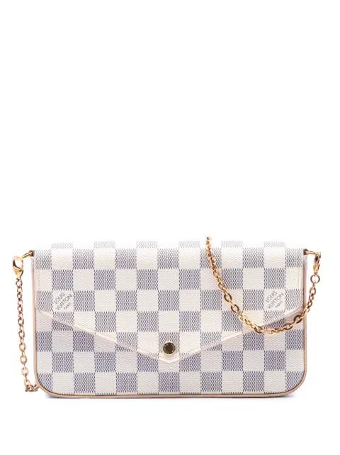 2018 Damier Azur Pochette Felicie crossbody bag by LOUIS VUITTON 