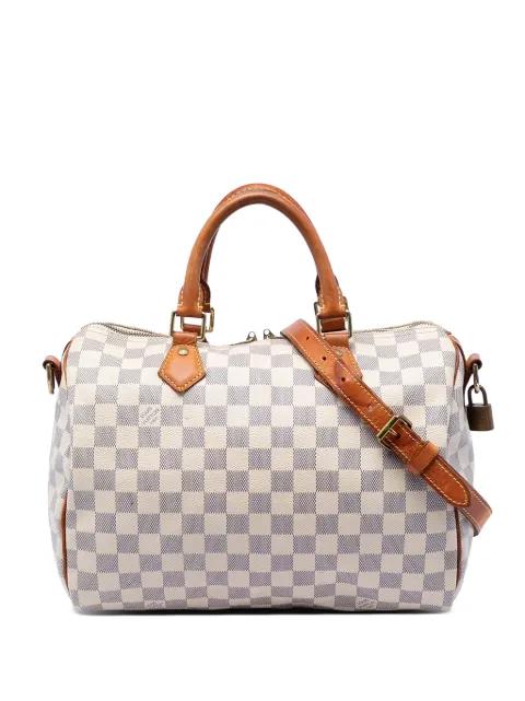 2018 Damier Azur Speedy Bandouliere 30 satchel by LOUIS VUITTON 