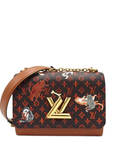 2018 Grace Coddington Catogram Twist MM crossbody bag by LOUIS VUITTON 