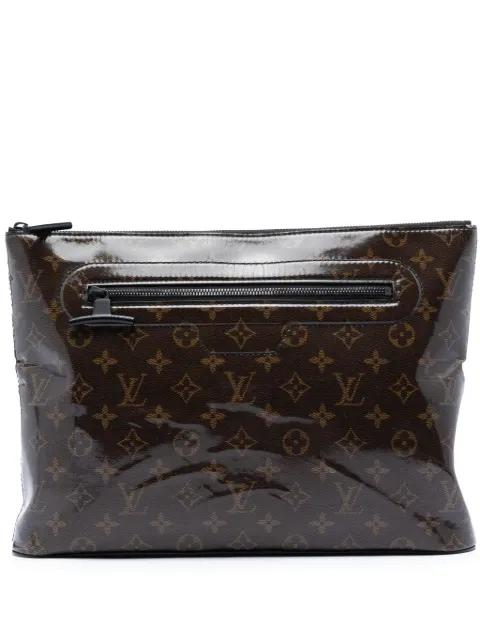 2018 Monogram Glaze Pochette Cosmos clutch bag by LOUIS VUITTON 