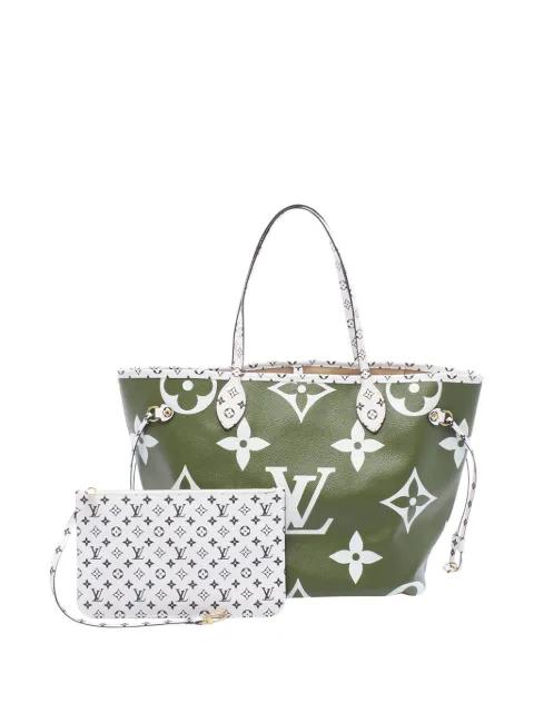 2019 Bicolor Monogram Giant Neverfull MM tote bag by LOUIS VUITTON 