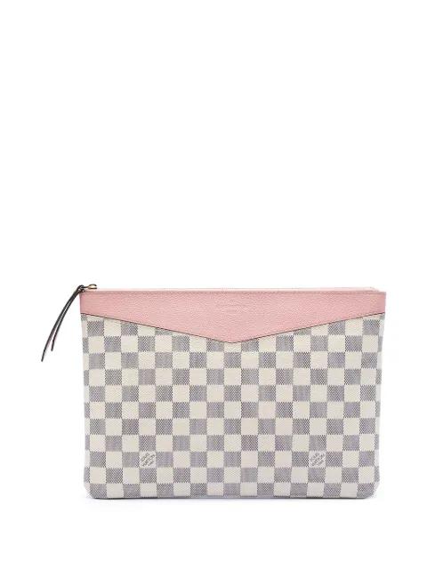 2019 Damier Azur Daily Pouch clutch bag by LOUIS VUITTON 