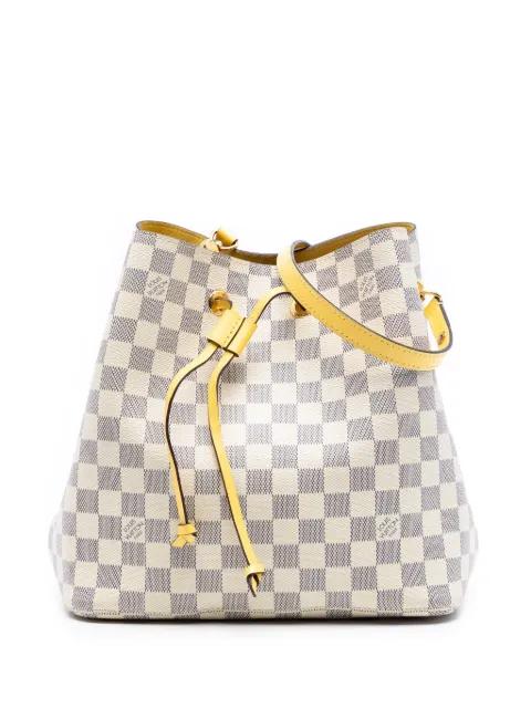 2019 Damier Azur Neonoe MM bucket bag by LOUIS VUITTON 
