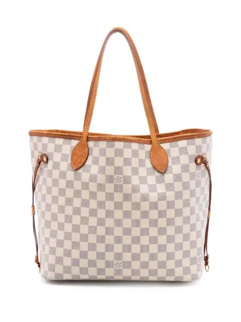 2019 Damier Azur Neverfull MM tote bag by LOUIS VUITTON 