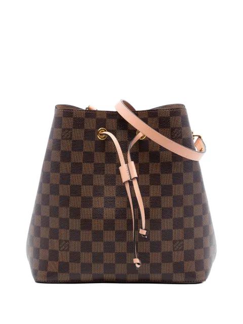 2019 Damier Ebene NeoNoe MM bucket bag by LOUIS VUITTON 