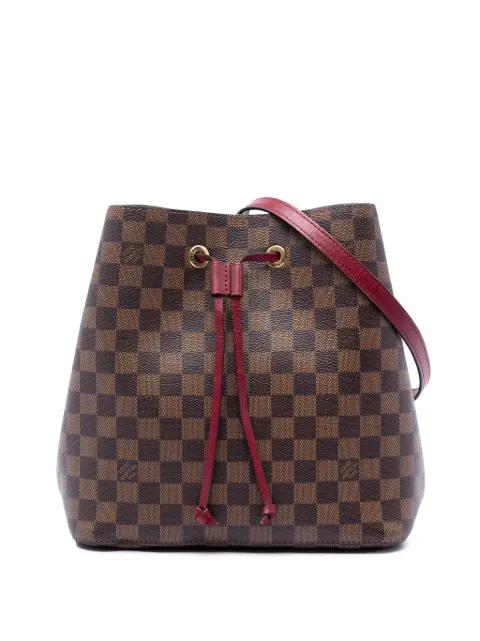 2019 Damier Ebene Neonoe MM bucket bag by LOUIS VUITTON 
