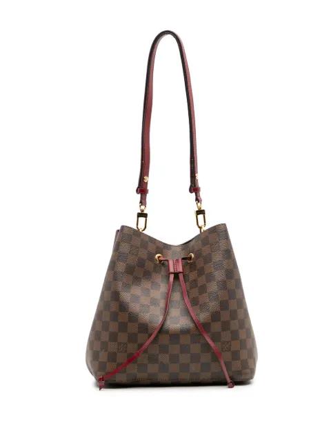 2019 Damier Ebene Neonoe MM bucket bag by LOUIS VUITTON 