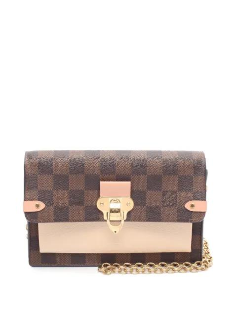 2019 Damier Ebene Vavin Wallet on Chain crossbody bag by LOUIS VUITTON 