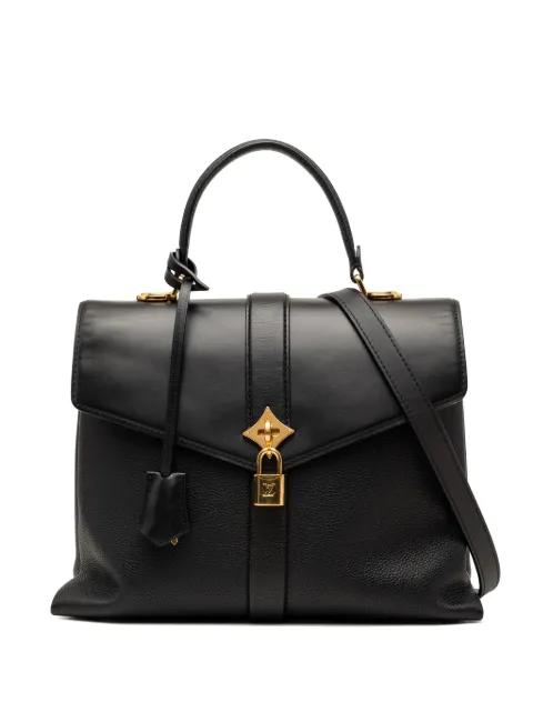 2019 Grained Smooth Calfskin Rose Des Vents MM satchel by LOUIS VUITTON 