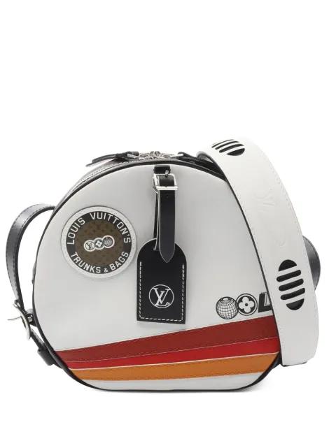 2019 Leather and Monogram LV Airline Boite Chapeau Souple crossbody bag by LOUIS VUITTON 