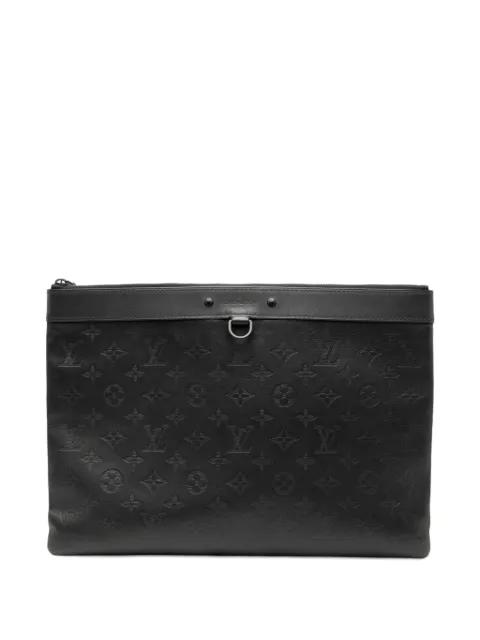 2019 Monogram Shadow Discovery Pochette clutch bag by LOUIS VUITTON 