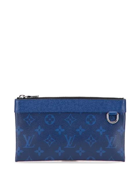 2019 Monogram Taigarama Pochette Discovery PM clutch bag by LOUIS VUITTON 