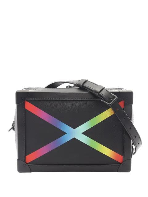 2019 Taiga Rainbow Soft Trunk crossbody bag by LOUIS VUITTON 