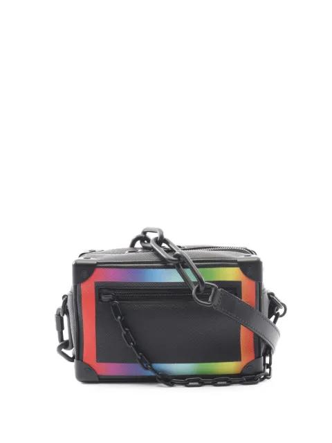 2019 Taiga Rainbow Soft Trunk crossbody bag by LOUIS VUITTON 