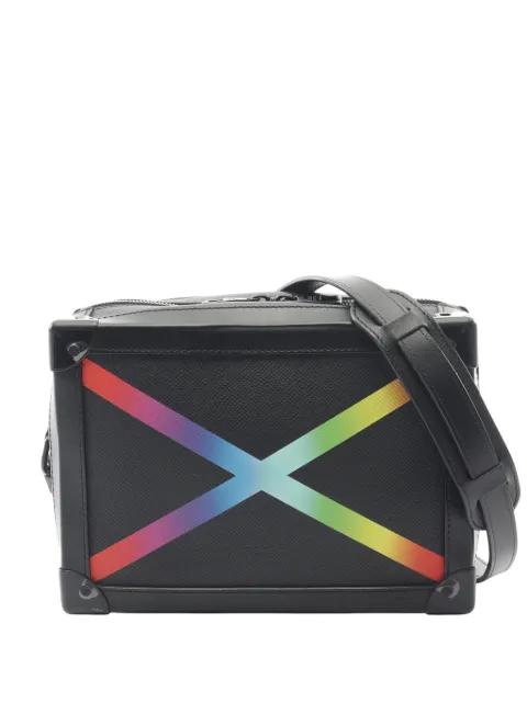 2019 Taiga Rainbow Soft Trunk crossbody bag by LOUIS VUITTON 