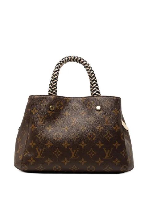 2020 Braided Handle Monogram Montaigne BB satchel by LOUIS VUITTON 