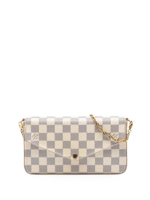 2020 Damier Azur Pochette Felicie crossbody bag by LOUIS VUITTON 