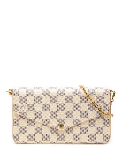 2020 Damier Azur Pochette Felicie crossbody bag by LOUIS VUITTON 