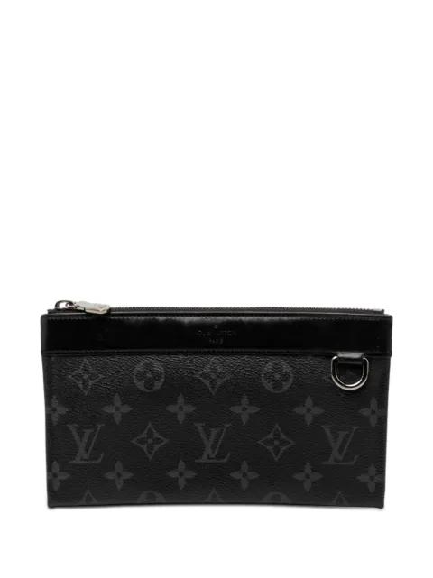 2020 Monogram Eclipse Pochette Discovery PM clutch bag by LOUIS VUITTON 