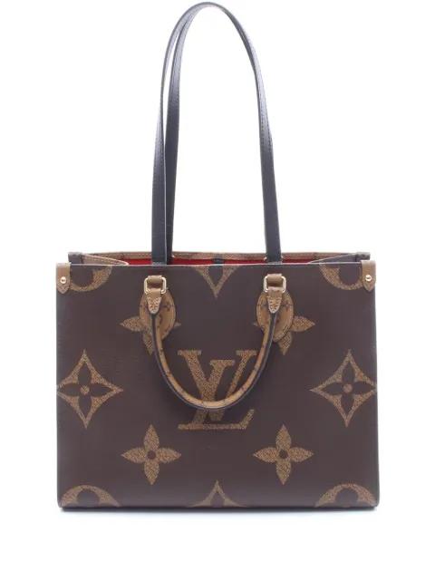 2020 Monogram Reverse Giant OnTheGo MM satchel by LOUIS VUITTON 