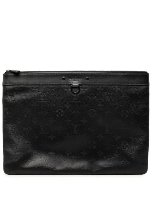 2020 Monogram Shadow Discovery Pochette clutch bag by LOUIS VUITTON 
