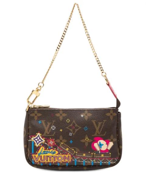 2020 Monogram Vivienne Christmas Roller Coaster Mini Pochette Accessoires handbag by LOUIS VUITTON 