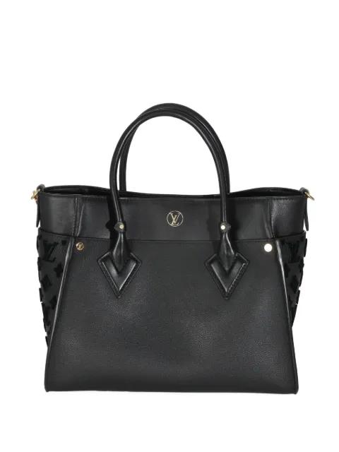 2021-2023 On My Side MM monogram-pattern tote bag by LOUIS VUITTON 