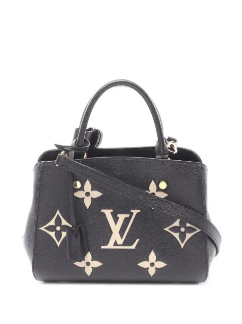 2021-2025 Bicolor Monogram Empreinte Giant Montaigne BB satchel by LOUIS VUITTON 