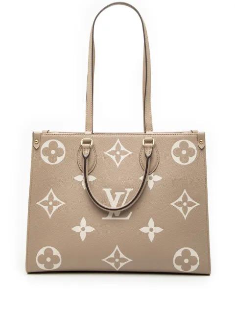 2021-2025 Bicolor Monogram Empreinte Giant Onthego MM satchel by LOUIS VUITTON 