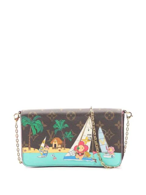 2021-2025 Christmas Animation Sailing Monogram Pochette Felicie Chain Wallet crossbody bag by LOUIS VUITTON 