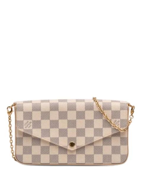 2021-2025 Damier Azur Pochette Felicie crossbody bag by LOUIS VUITTON 