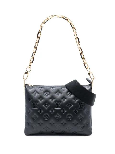 2021-2025 Monogram Embossed Puffy Lambskin Coussin PM satchel by LOUIS VUITTON 