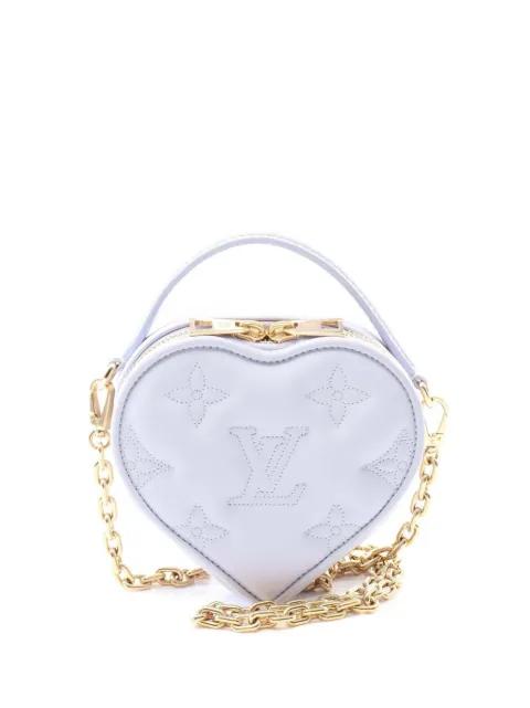 2021-2025 Monogram Embroidered Pop My Heart Pouch satchel by LOUIS VUITTON 