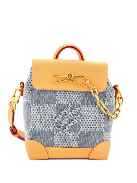 2021-2025 Steamer Bag Damier 3D Denim Nano crossbody bag by LOUIS VUITTON 