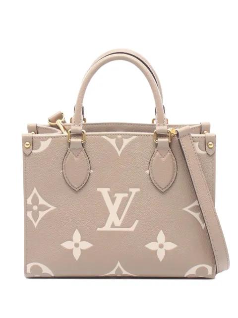 2021-2026 Bicolor Monogram Empreinte Giant OnTheGo PM satchel by LOUIS VUITTON 